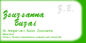 zsuzsanna buzai business card